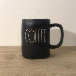 Rae Dunn Matte black coffee mug